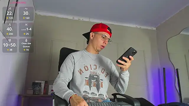 Snapshot of -Bruno-Bs chatting on 02.26.25 -Bruno-Bs online show from 02.26.25