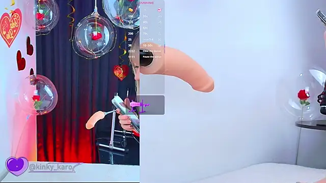 Snapshot of Kinky__Karo chatting on 02.15.26 Kinky Karo online show from 02.15.26