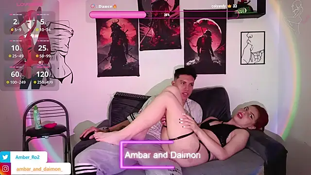 Snapshot of Ambar_and_daimon_ chatting on 09.19.25 Ambar and daimon online show from 09.19.25