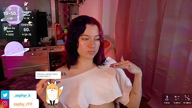 Snapshot of _zephyr_ chatting on 01.23.25  zephyr  online show from 01.23.25