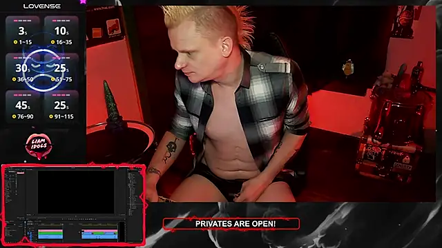 LiamIdols online show from 01.23.25