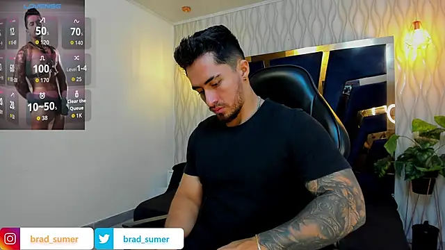 Snapshot of Brad_Summer chatting on 10.05.25 Brad Summer online show from 10.05.25