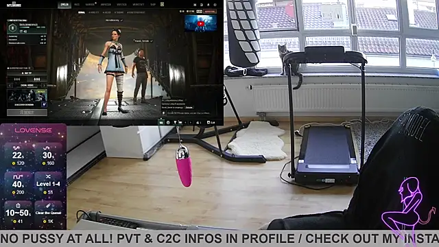 Snapshot of Gamergirl-Linela chatting on 03.20.25 Gamergirl-Linela online show from 03.20.25