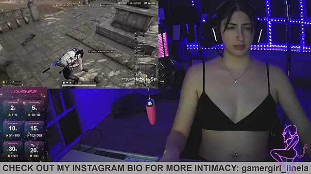 Snapshot of Gamergirl-Linela chatting on 09.25.25 Gamergirl-Linela online show from 09.25.25