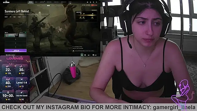 Snapshot of Gamergirl-Linela chatting on 09.26.25 Gamergirl-Linela online show from 09.26.25