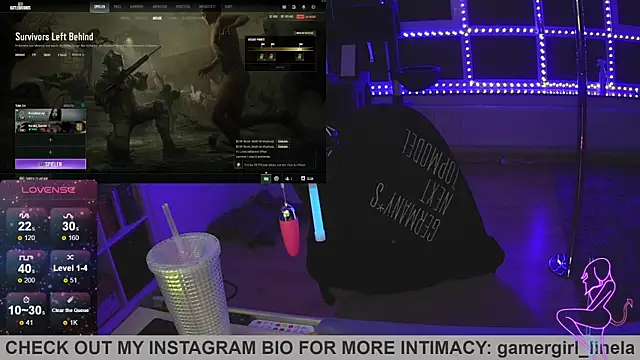 Snapshot of Gamergirl-Linela chatting on 09.30.25 Gamergirl-Linela online show from 09.30.25