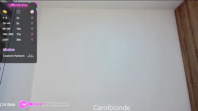 Snapshot of Carolblonde chatting on 02.08.25 Carolblonde online show from 02.08.25