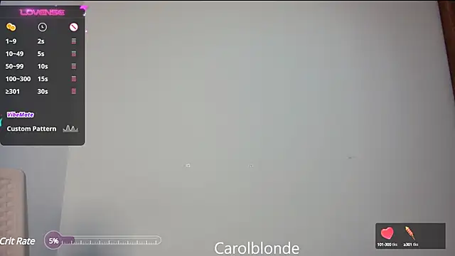 Snapshot of Carolblonde chatting on 02.09.25 Carolblonde online show from 02.09.25