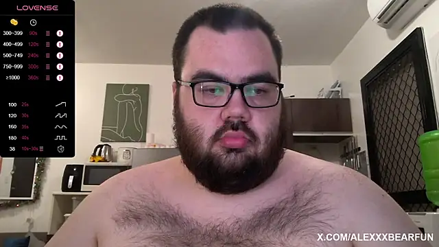 alexxxbear online show from 11.21.25