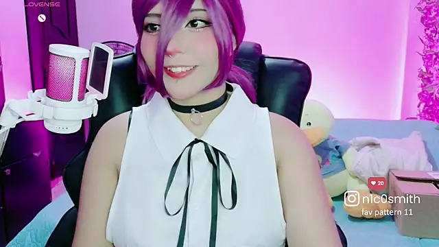 Snapshot of Niconya chatting on 05.23.26 Niconya online show from 05.23.26