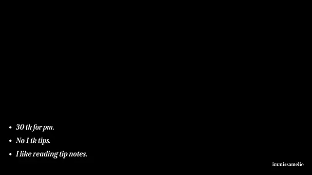 Snapshot of ImMissAmelie chatting on 10.26.25 ImMissAmelie online show from 10.26.25