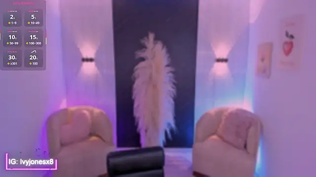 Snapshot of IvyJonesX chatting on 01.31.26 IvyJonesX online show from 01.31.26