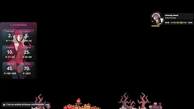 Bowsette Cami online show from 10.28.25