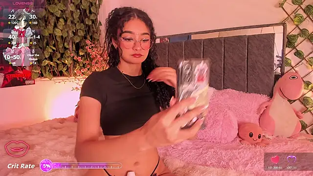 Snapshot of Yumeku_04_ chatting on 11.12.25 Yumeku 04 online show from 11.12.25