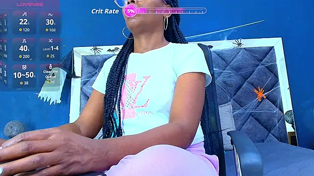 ebony  jheim online show from 10.23.25