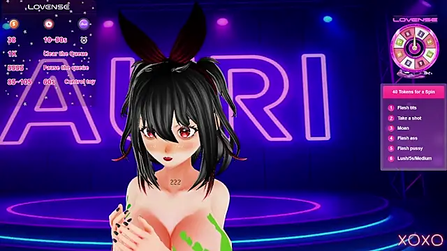 Auri Hikaru online show from 10.11.25