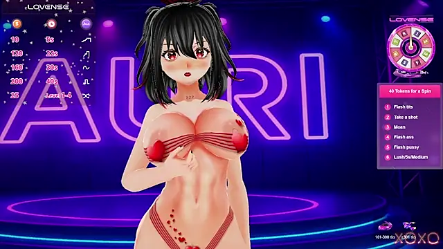 Auri Hikaru online show from 11.07.25