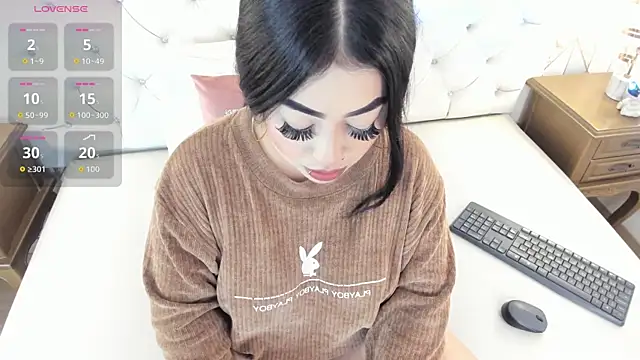 Snapshot of MeganStar__ chatting on 10.05.25 MeganStar online show from 10.05.25