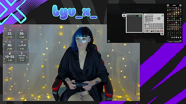 Snapshot of lyv_x_ chatting on 12.04.25 lyv x online show from 12.04.25