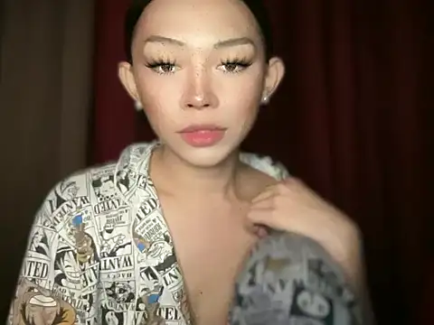 Mysterious tgirl online show from 04.15.26