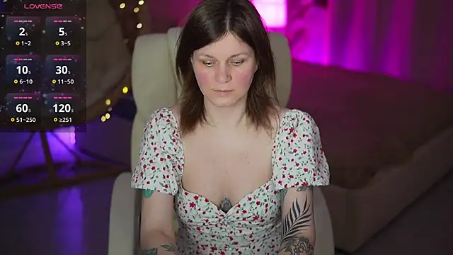 Snapshot of TinaMelt chatting on 03.13.26 TinaMelt online show from 03.13.26