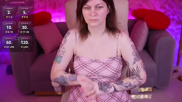 Snapshot of TinaMelt chatting on 03.20.26 TinaMelt online show from 03.20.26