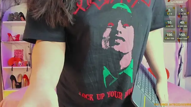 naughty fun room online show from 10.15.25