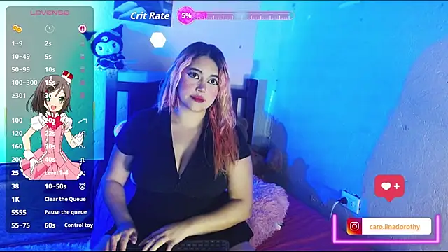 Snapshot of caro_lina20 chatting on 10.19.25 caro lina20 online show from 10.19.25