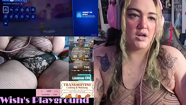 Snapshot of nevermakeawish chatting on 11.14.25 nevermakeawish online show from 11.14.25