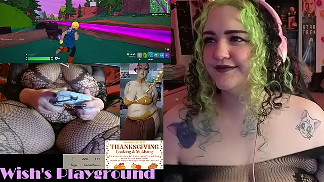 Snapshot of nevermakeawish chatting on 11.20.25 nevermakeawish online show from 11.20.25