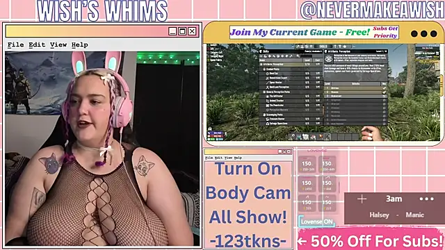 nevermakeawish online show from 07.09.26