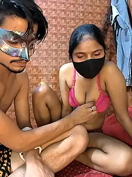 Antique-stickchart-couple online show from 10.24.25