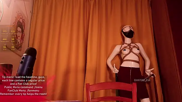 Giantess Eva online show from 10.15.25