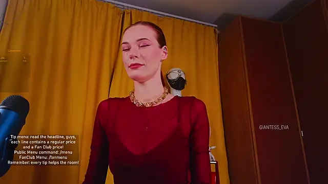 Giantess Eva online show from 10.24.25