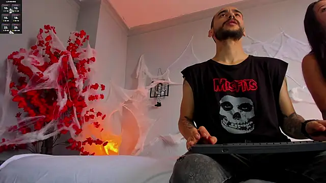 Snapshot of 2_fire chatting on 10.29.25 2 fire online show from 10.29.25