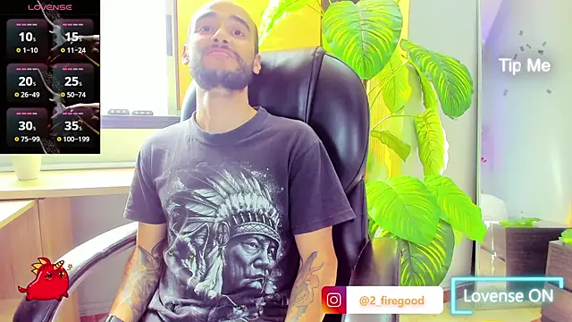 Snapshot of 2_fire chatting on 11.13.25 2 fire online show from 11.13.25