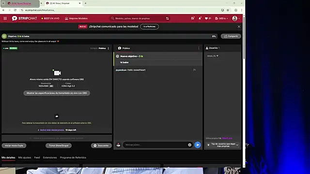 MissKatrina  online show from 10.13.25
