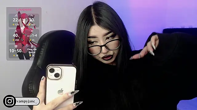 VamppyJane online show from 10.31.25