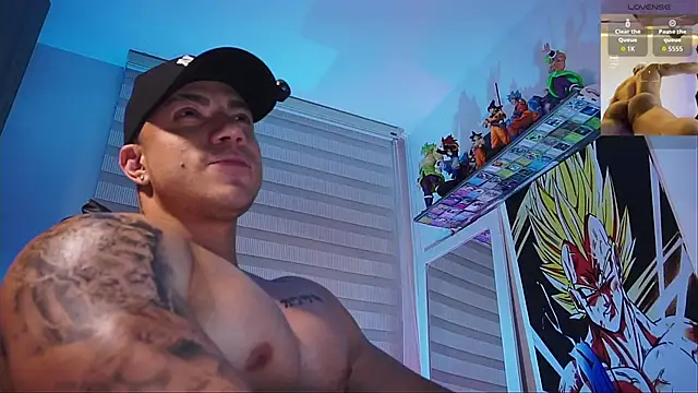 Snapshot of Jherxx chatting on 11.04.25 Jherxx online show from 11.04.25