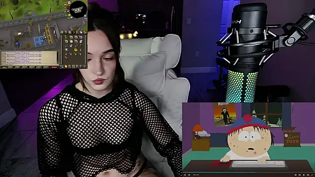 Snapshot of AngieFae_ chatting on 10.27.25 AngieFae online show from 10.27.25