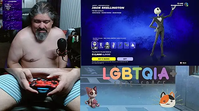 Snapshot of geekycastillo chatting on 10.28.25 geekycastillo online show from 10.28.25