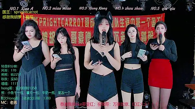 Snapshot of YB-001 chatting on 11.08.25 YB-001 online show from 11.08.25