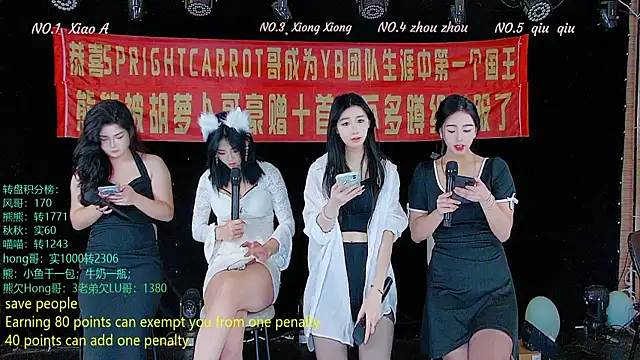 Snapshot of YB-001 chatting on 11.09.25 YB-001 online show from 11.09.25