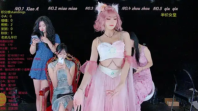 Snapshot of YB-001 chatting on 11.29.25 YB-001 online show from 11.29.25