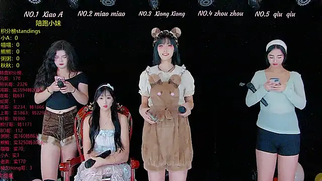 Snapshot of YB-001 chatting on 12.03.25 YB-001 online show from 12.03.25