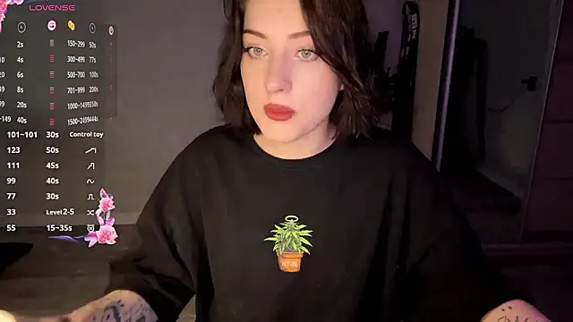 Snapshot of Meowluly chatting on 03.26.26 Meowluly online show from 03.26.26