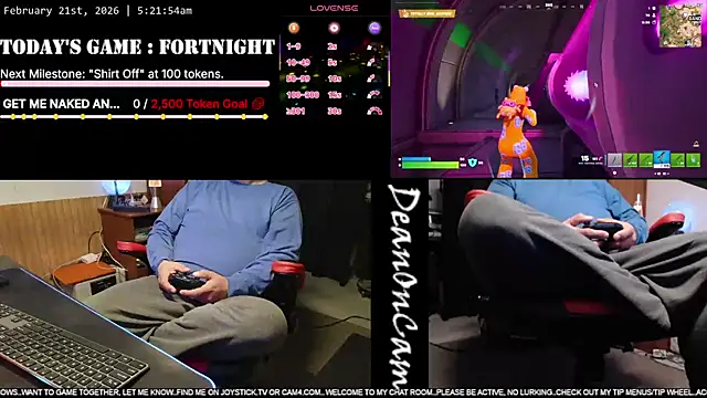 Snapshot of DeanonCam chatting on 02.21.26 DeanonCam online show from 02.21.26