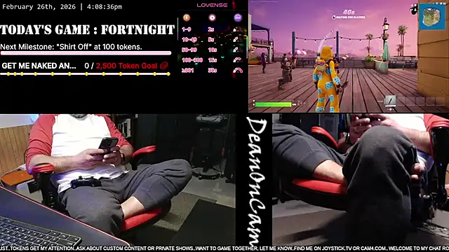 Snapshot of DeanonCam chatting on 02.26.26 DeanonCam online show from 02.26.26