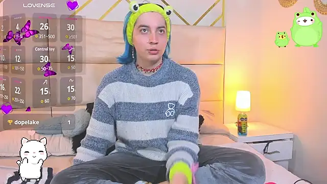 Snapshot of Kissa- chatting on 01.10.26 Kissa- online show from 01.10.26