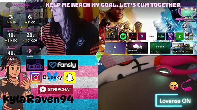 KylaRaven online show from 05.11.26